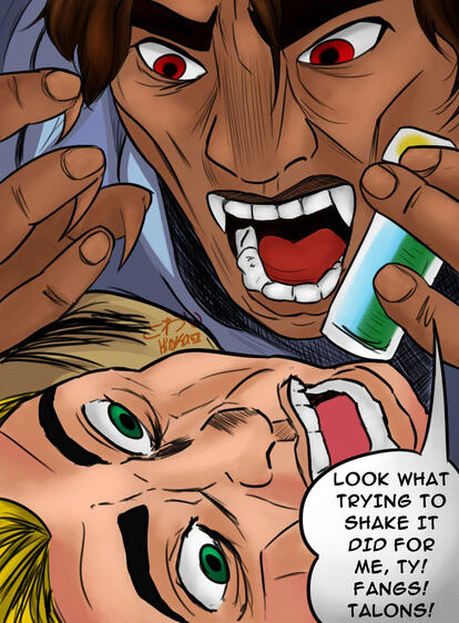 'The One' of a panel redraw for a redraw of Spiderman 2099 (1992) #2-3?